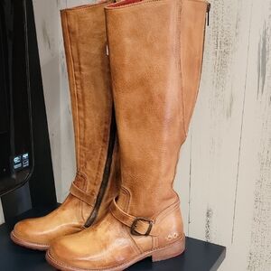 New Bed/Stu Glaye Tan Leather Boots